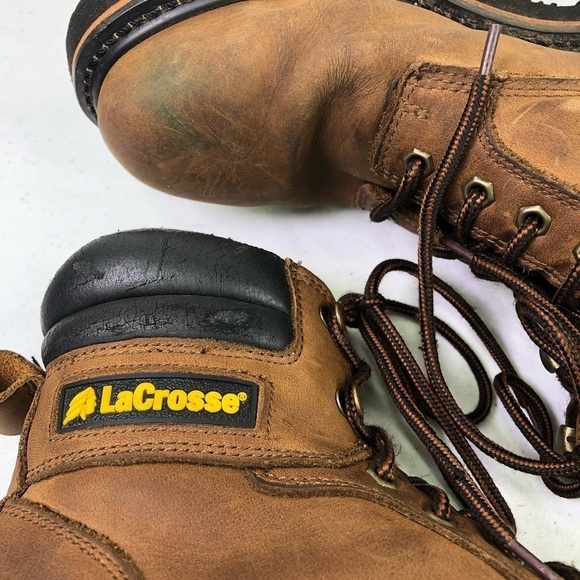 Lacrosse Leather Foreman 6” Steel Toe Boots - Picture 4 of 13